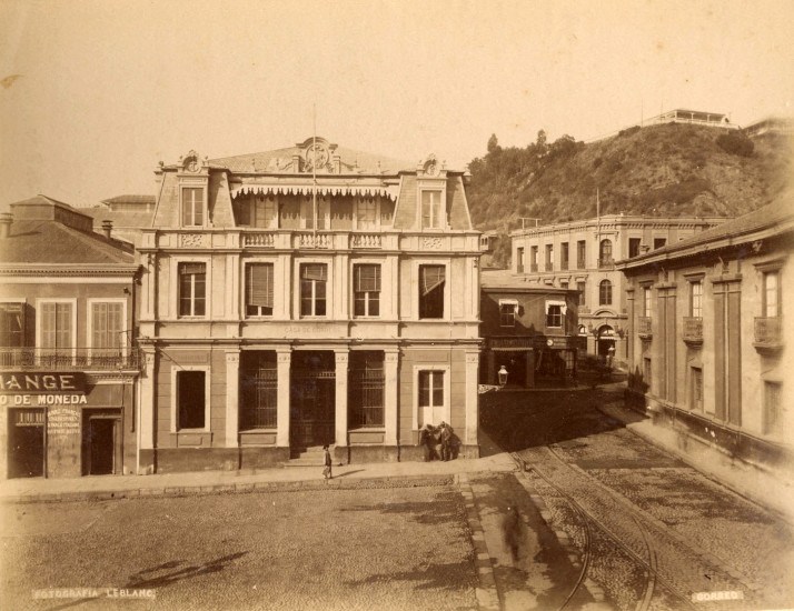 Correos de Valparaíso en 1888