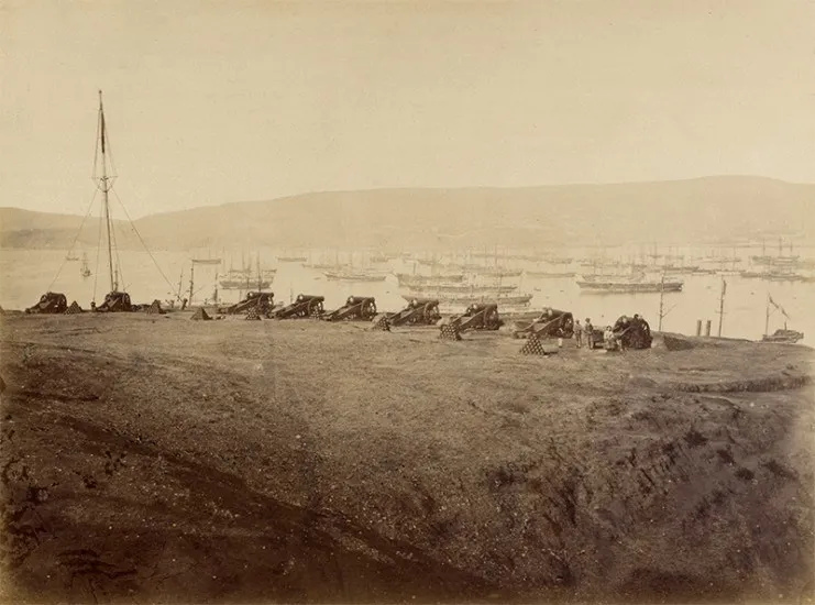 Cerro Artillería de Valparaíso, ca 1870