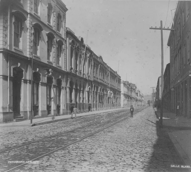 Calle Blanco de Valparaíso, 1888