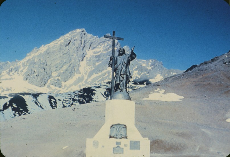 Cristo Redentor de Los Andes, década de 1960
