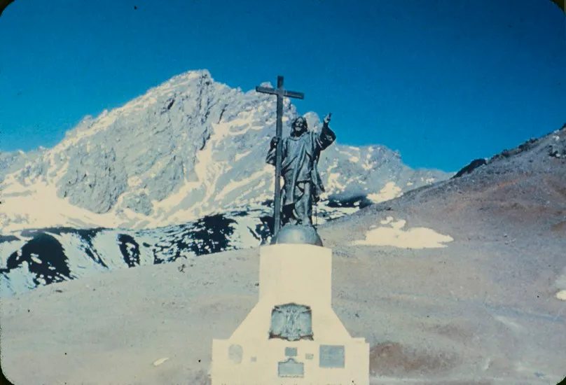Cristo Redentor de Los Andes, década de 1960
