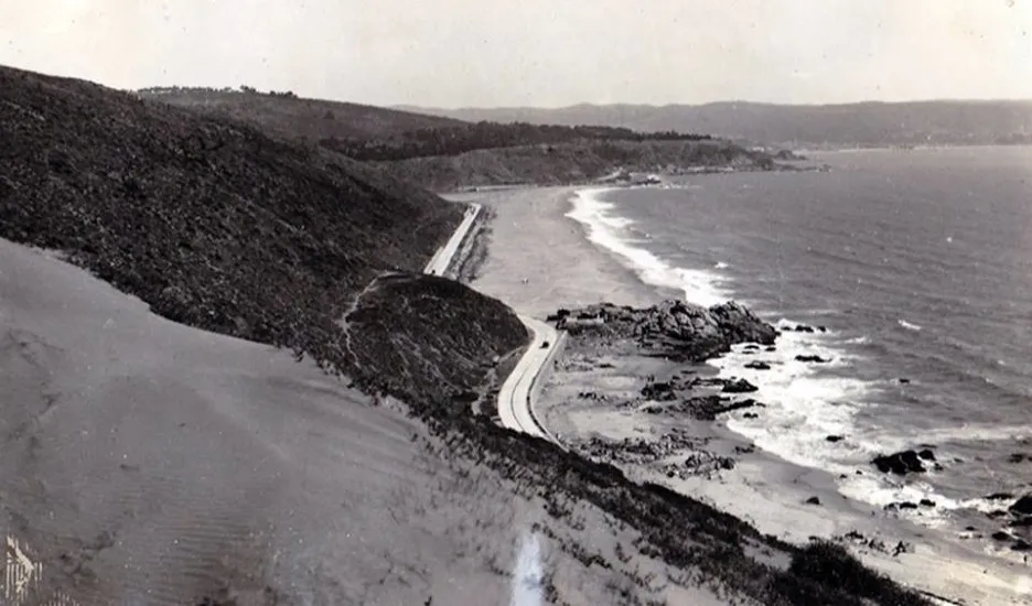 Playa de Reñaca en 1920