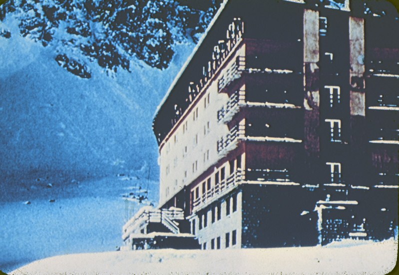 Hotel Portillo en la década de 1960