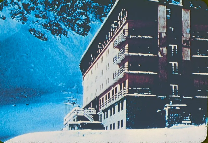 Hotel Portillo en la década de 1960