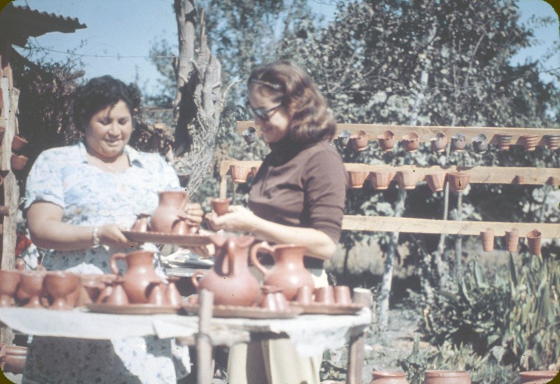 Alfarería en Pomaire, década de 1960