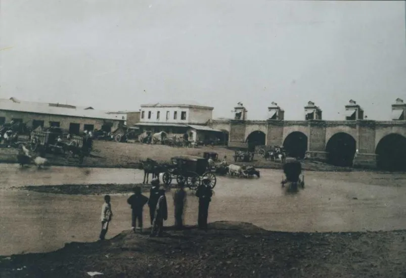 Puente Cal y Canto de Santiago circa 1880
