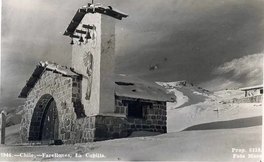 Capilla Farellones en 1955