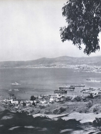 Vista de Valparaíso en 1959