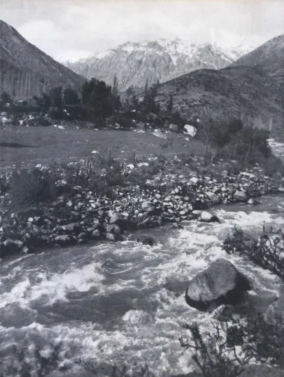 Rio Aconcagua en Los Andes 1959
