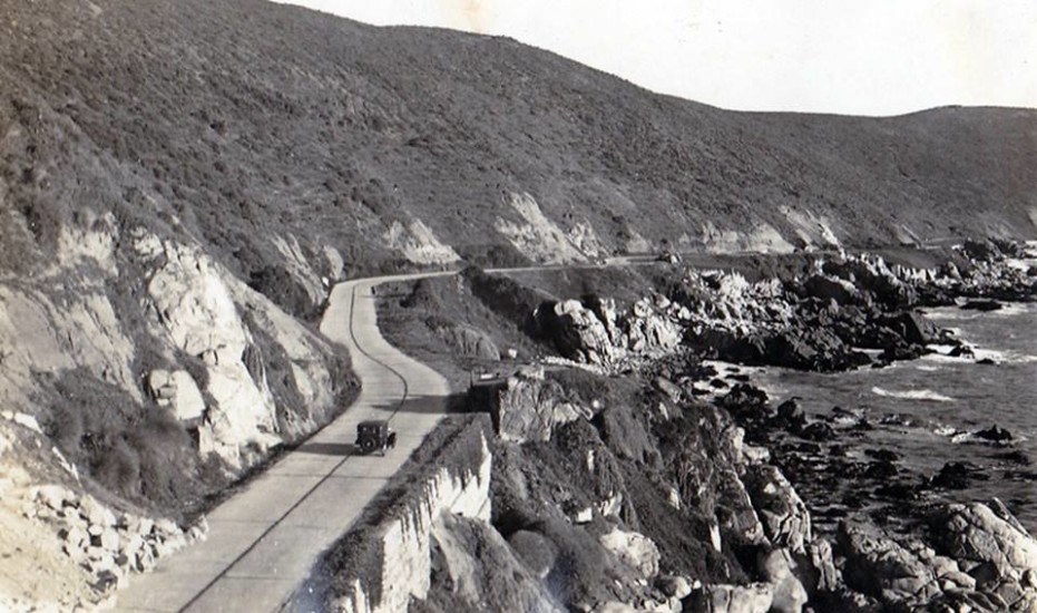Camino entre Viña del Mar y Concón en los años ’20s