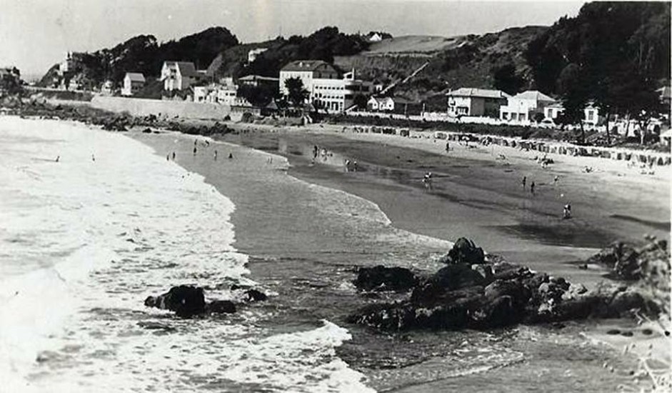 Playa Amarilla de Concón en 1950