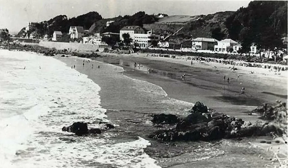 Playa Amarilla de Concón en 1950