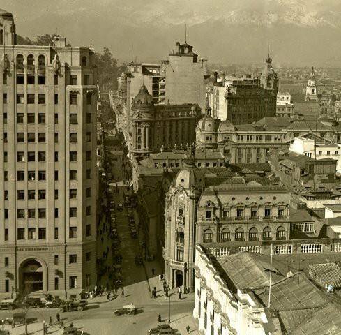 Plaza Constitución, Santiago años 30s