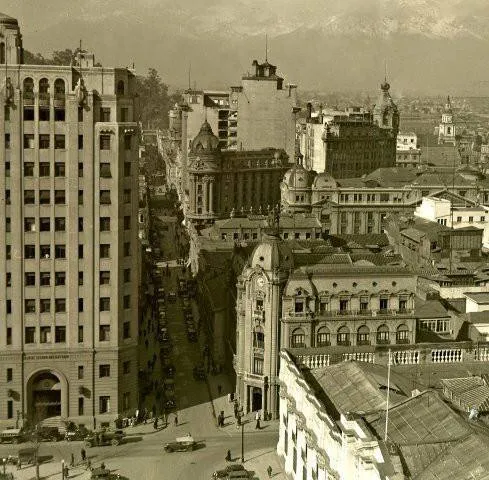 Plaza Constitución, Santiago años 30s