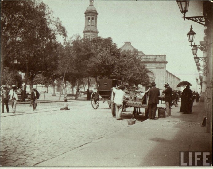 Plaza de Armas de Santiago 1900