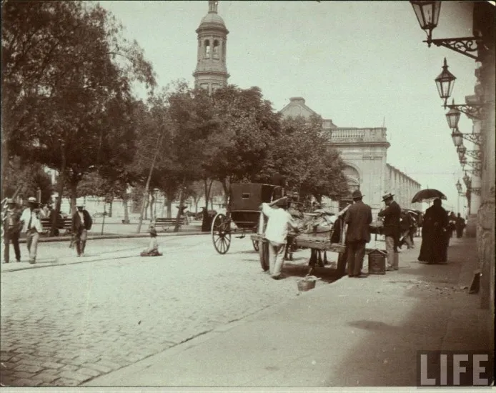 Plaza de Armas de Santiago 1900