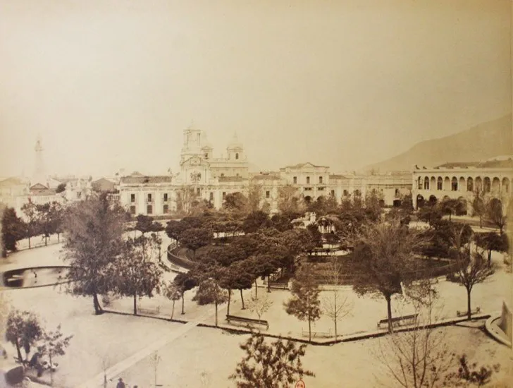 Plaza de Armas Santiago 1883