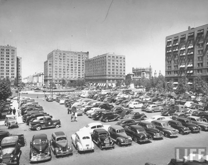 Plaza de la Ciudadanía en 1950