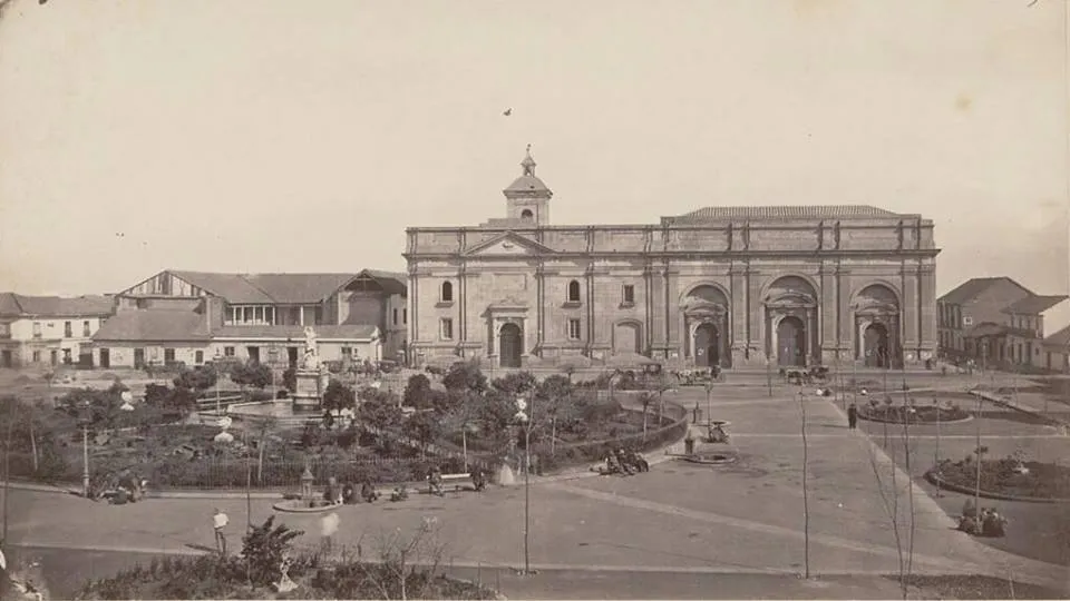 Plaza de Armas en 1867