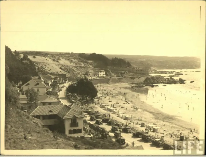 Playa Amarilla de Concon, ca. 1930