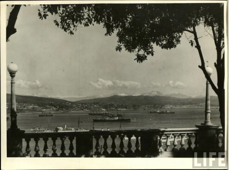 Valparaíso desde Paseo 21 de Mayo, ca. 1930
