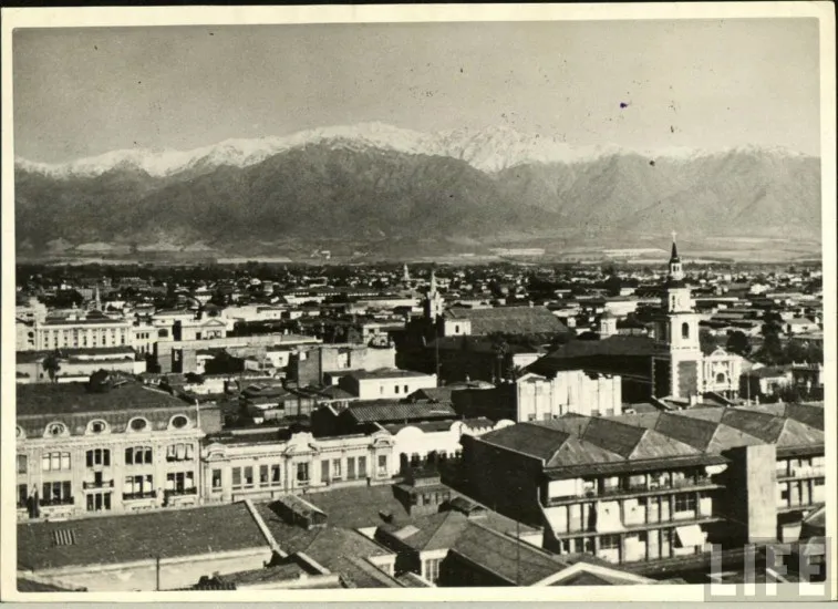 Santiago hacia la cordillera, ca. 1930
