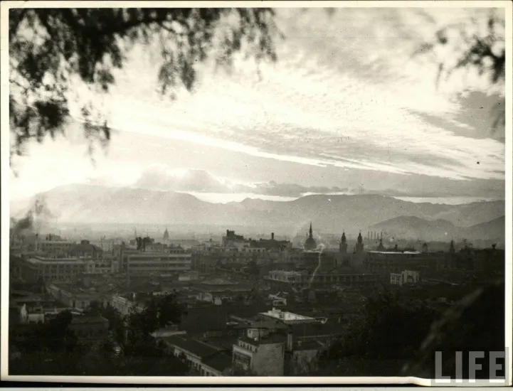 Vista desde el Cerro Santa Lucía, ca.1930s