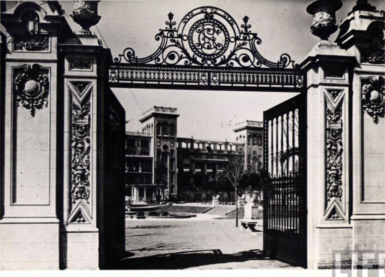 Entrada general al Club Hípico de Santiago, ca 1930