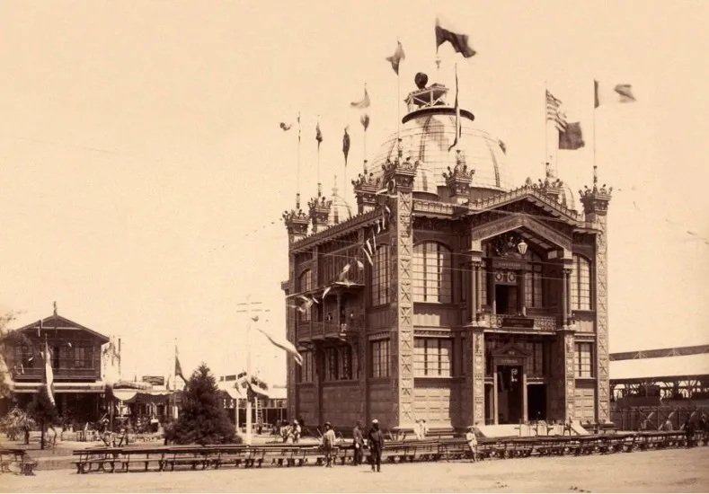 Pabellón de Chile en la Exposición Universal de París en 1889