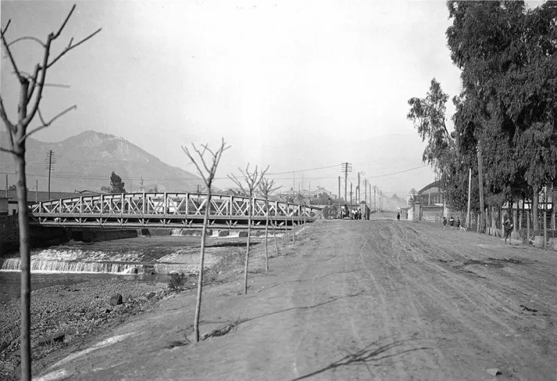 Puente Manuel Rodríguez en 1928