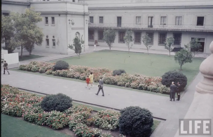 Patio de los Naranjos en 1971