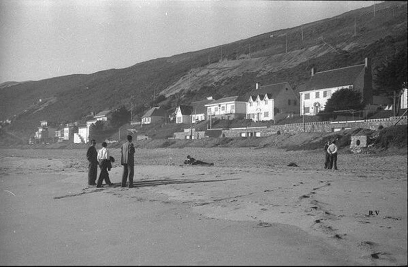 Playa de Reñaca en 1950