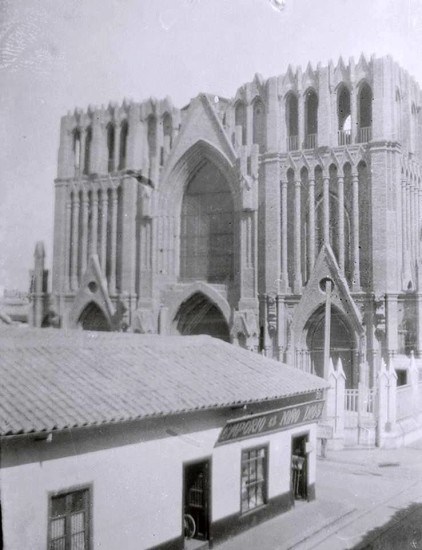 Basílica del Salvador de Santiago en 1918