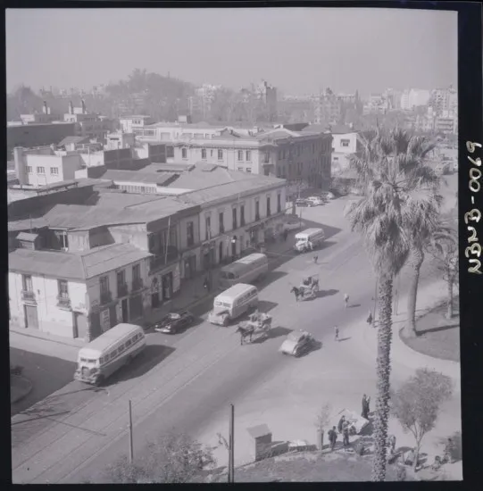 Avenida Recoleta en 1950