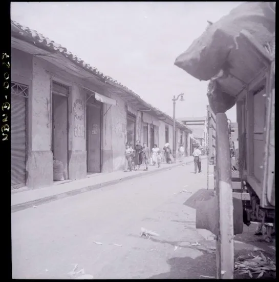 Pasaje Andrés Bello cerca de La Vega, en 1952