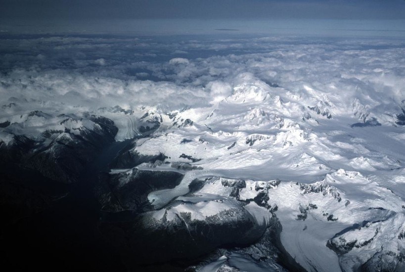 Patagonia desde el aire en 1987