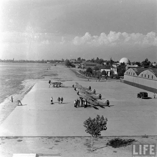 Base Aérea El Bosque en Lo Espejo en 1941