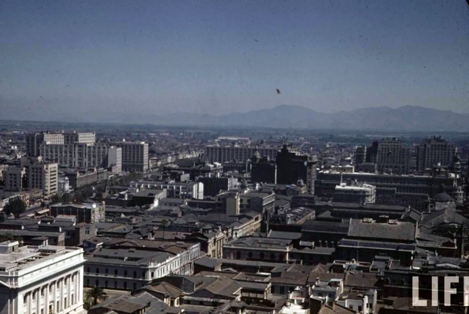 Alameda y Barrio Cívico de Santiago en 1941