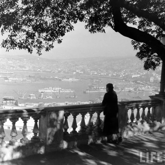Paseo 21 de Mayo de Valparaíso en 1941