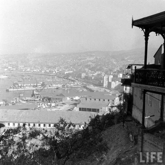 Valparaiso desde paseo 21 de mayo en 1941