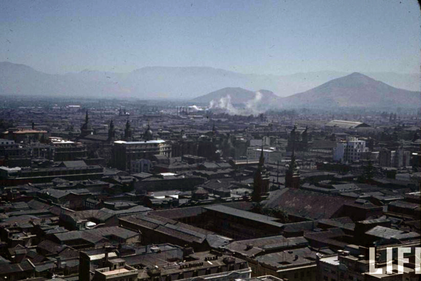 Vista hacia Plaza de Armas desde Santa Lucia 1941