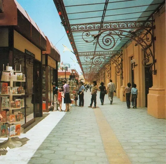 Estación Central de Santiago en el año 1980
