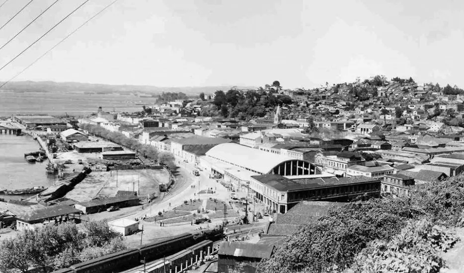 Puerto de Talcahuano en el año 1930