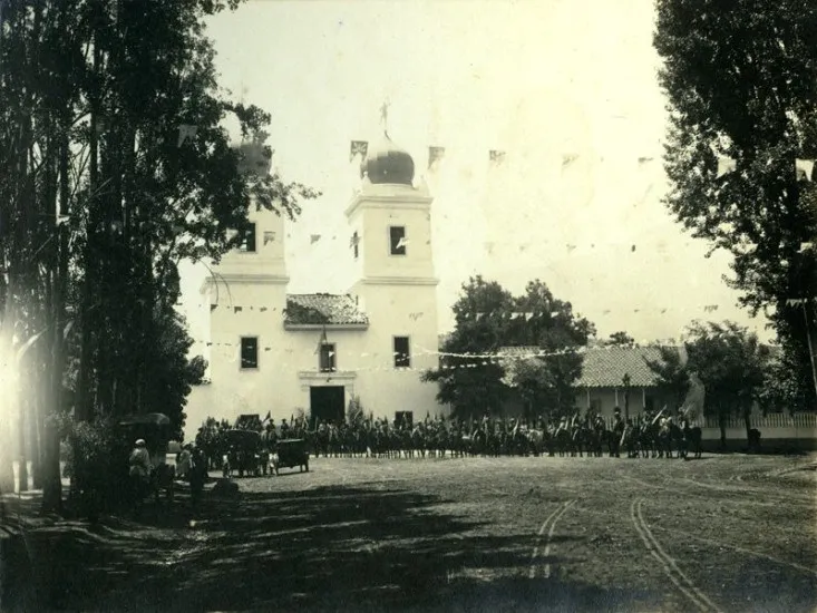 Iglesia de los Dominicos de Santiago en 1920