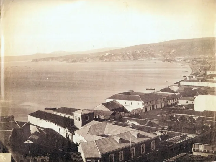 La ciudad de Valparaíso en el año 1864