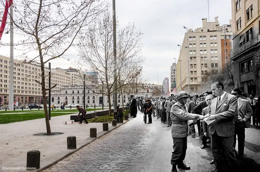 Fotomontaje 11 de Septiembre de 1973