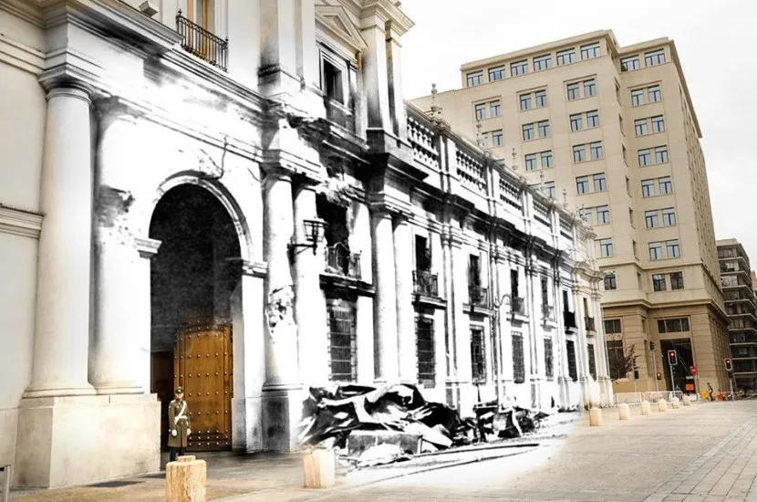 Fotomontaje 11 de Septiembre de 1973