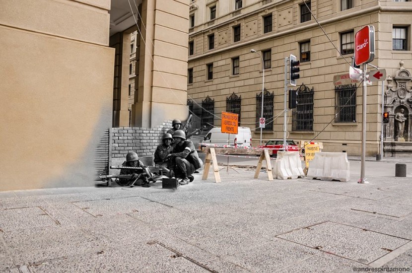 Fotomontaje 11 de Septiembre de 1973