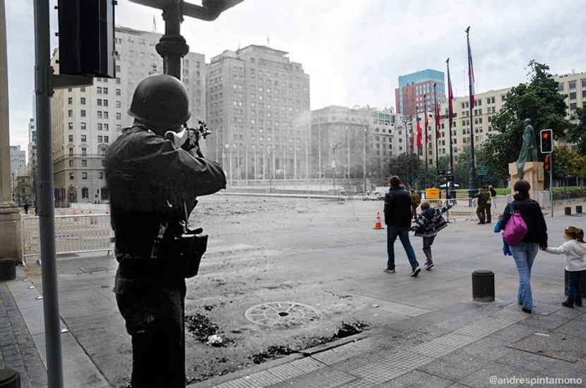 Fotomontaje 11 de Septiembre de 1973
