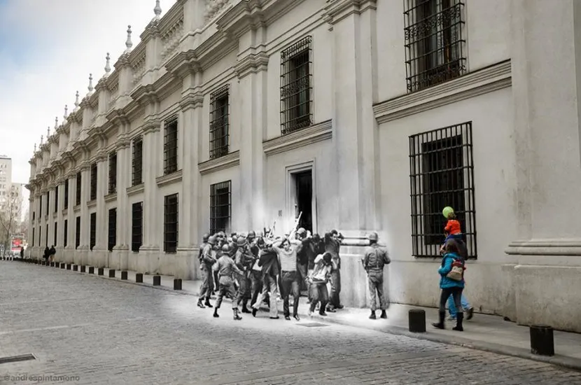 Fotomontaje 11 de Septiembre de 1973
